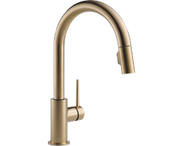 Delta Trinsic Kitchen Faucet with Pull-Down - Gold (CZ)