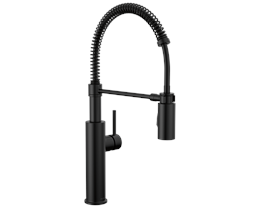 Delta Antoni Kitchen Faucet with Spring Pull-Down - Matte Black