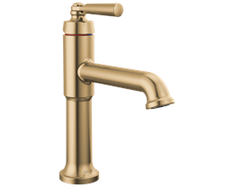 Delta Saylor Single Hole Lav Faucet, Gold (CZ)