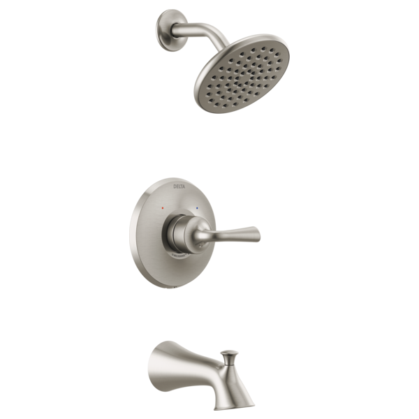 Delta Kayra Tub-Shower Faucet, Stainless Steel
