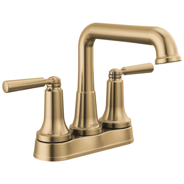 Delta Saylor Single Hole Lav Faucet, Gold