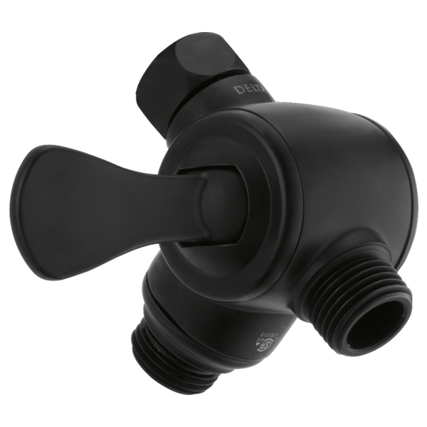 Add Delta Hand Shower and Shower Arm Diverter to Selected Shower Valve, Matte Black