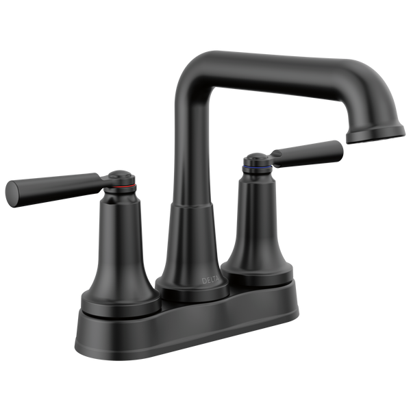 Delta Saylor 4in Center Lav Faucet, Matte Black