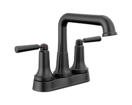 Delta Saylor 4in Center Lav Faucet, Matte Black