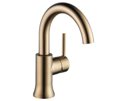 Delta Trinsic Single Hole Lav Faucet, Gold