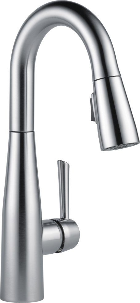 Change Bar / Prep Sink Faucet to Delta Essa, Stainless