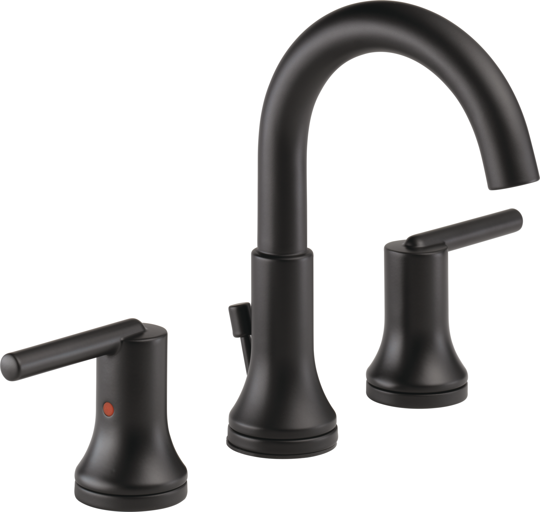 Delta Trinsic Widespread Lav Faucet, Matte Black