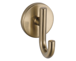 DeltaTrinsic Single Robe Hook - Gold (CZ)