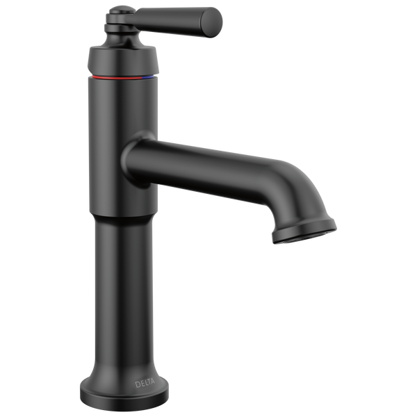 Delta Saylor Single Hole Lav Faucet, Matte Black