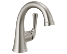 Delta Kayra Single Hole Lav Faucet, Stainless Steel