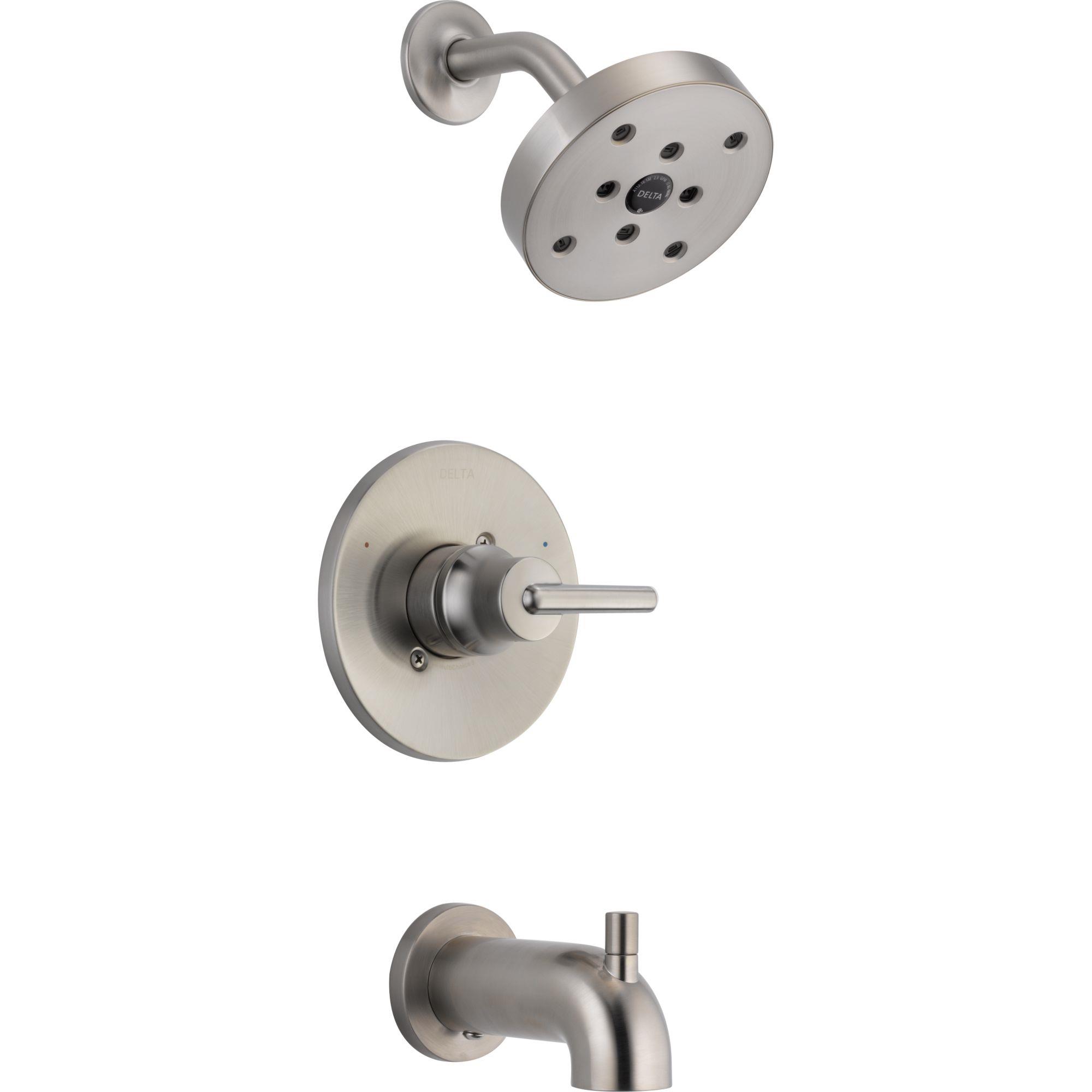Delta Trinsic Tub-Shower Faucet, Stainless Steel