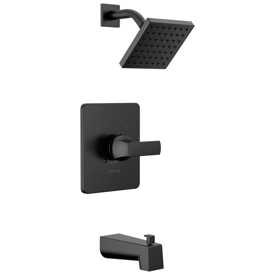 Delta Velum Tub-Shower Faucet, Matte Black