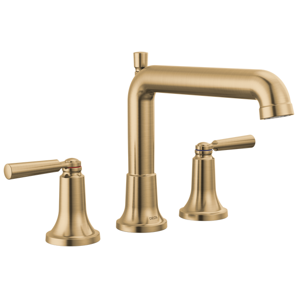 Delta Saylor Roman Tub Faucet, Gold (CZ)