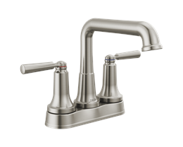 Delta Saylor 4in Center Lav Faucet, Stainless Steel