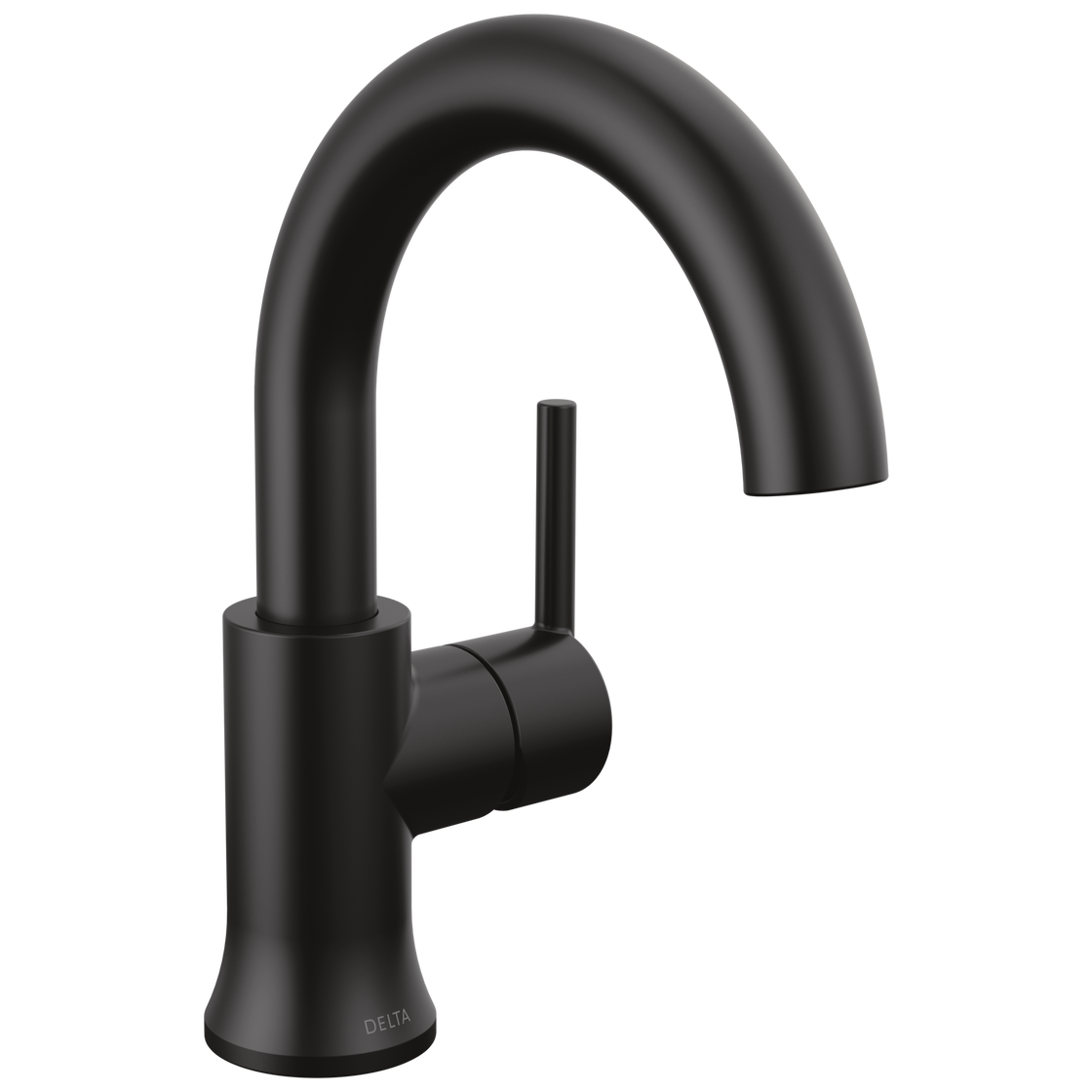 Delta Trinsic Single Hole Lav Faucet, Matte Black