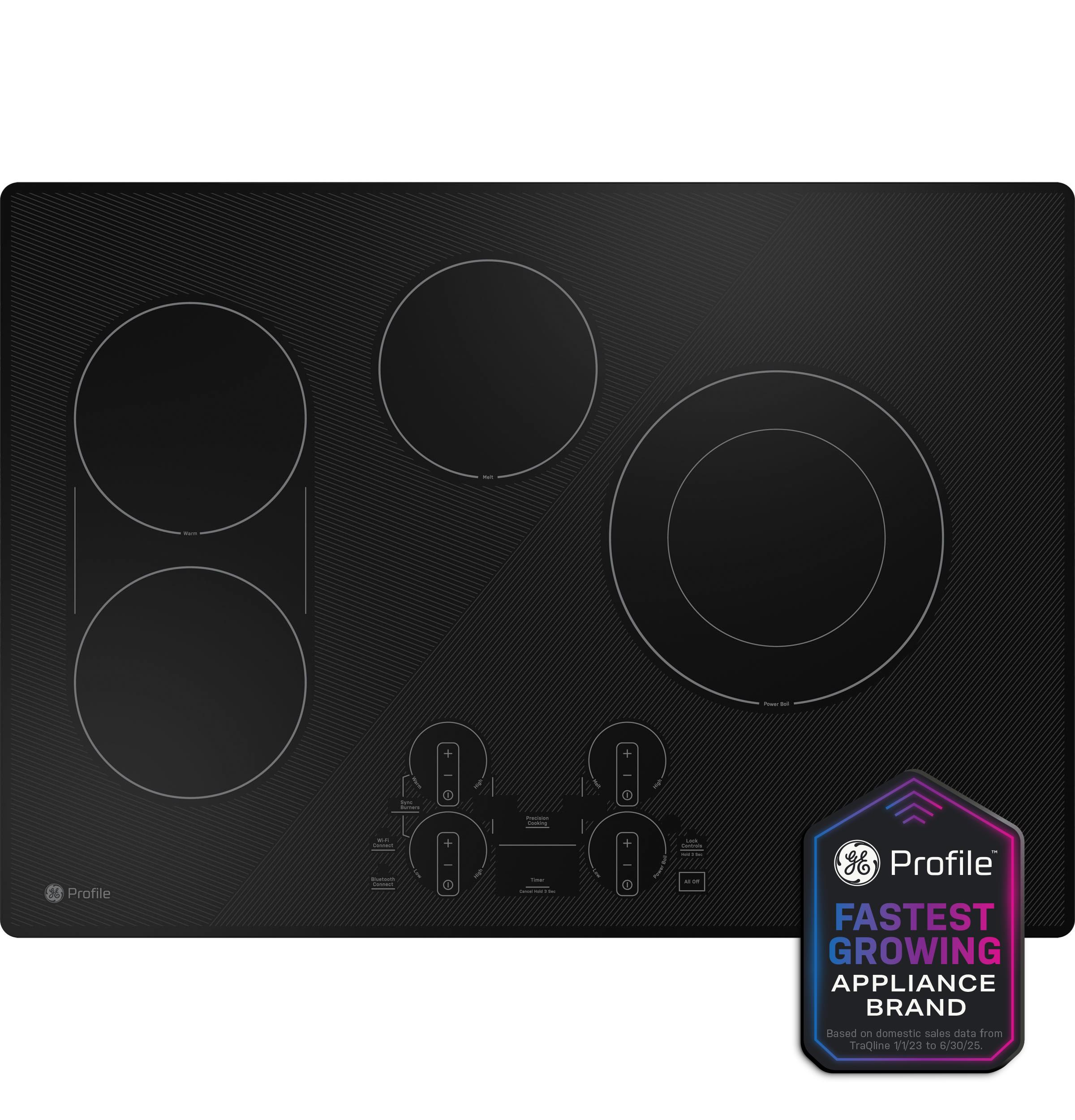 30in Electric Cooktop, Black, Tier 04