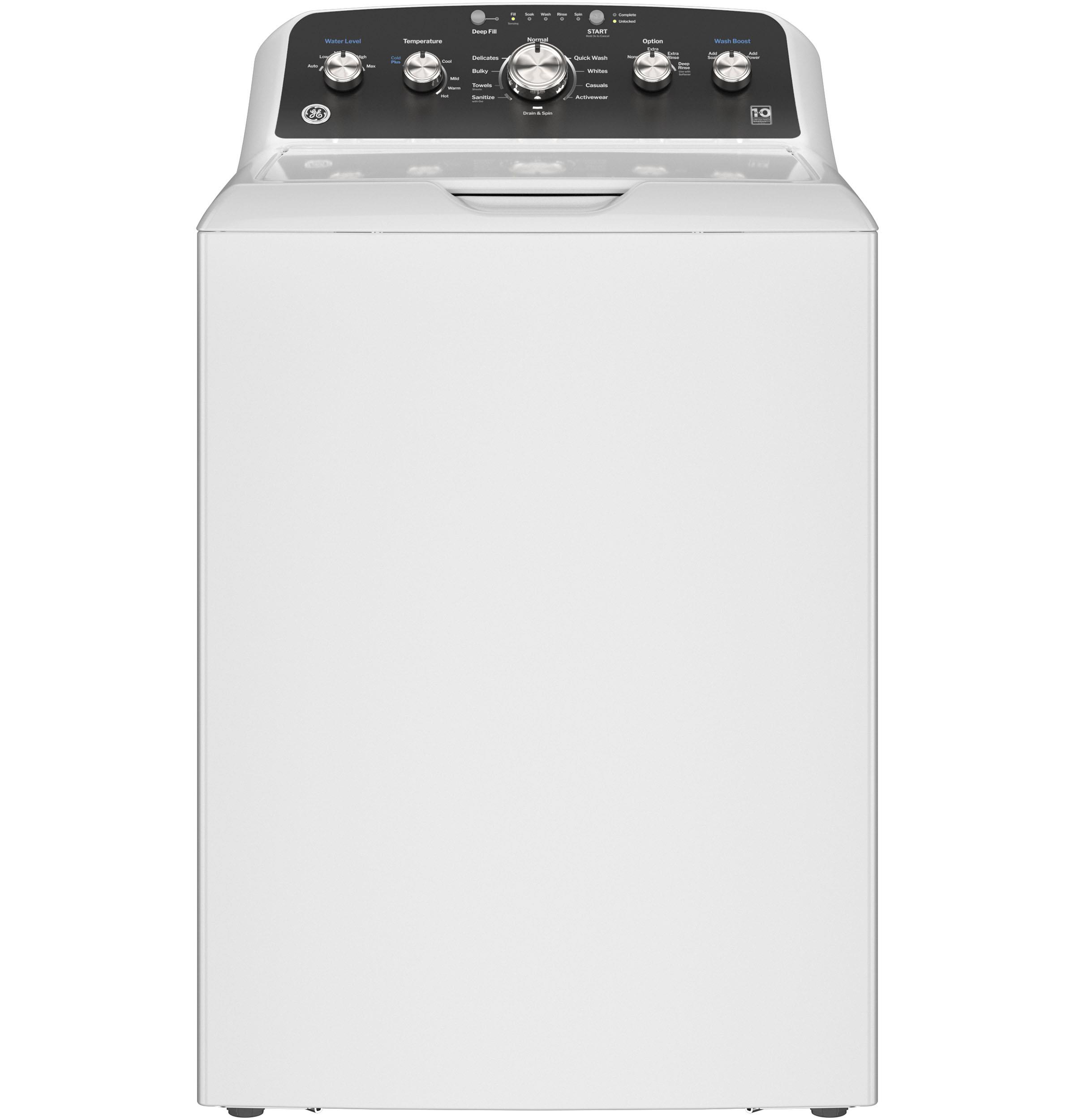 Add GE 4.5 cu. ft. Capacity Washer with Stainless Steel Basket, White