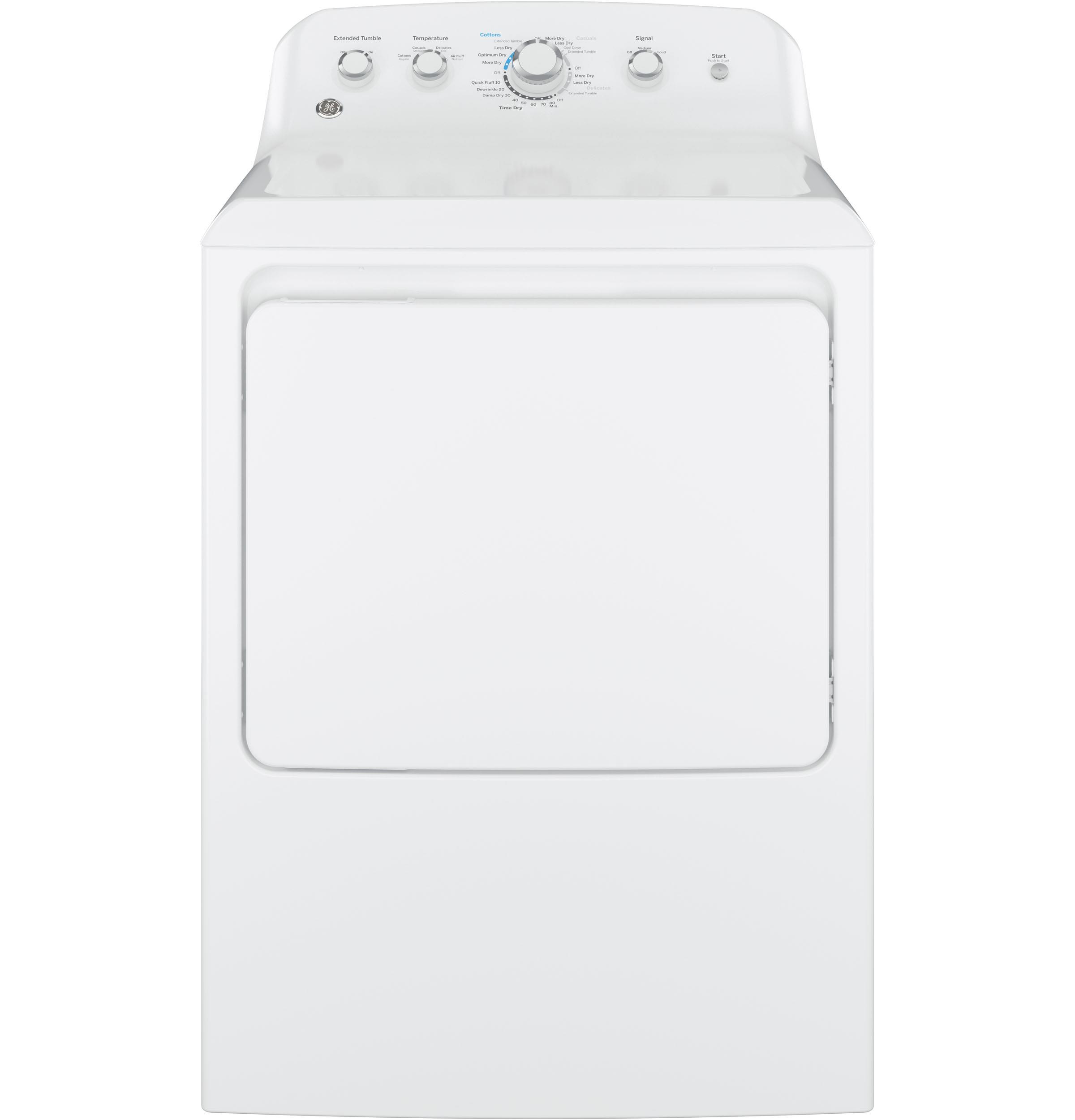 Add GE 7.2 cu. ft. Capacity Aluminized Alloy Drum Electric Dryer, White