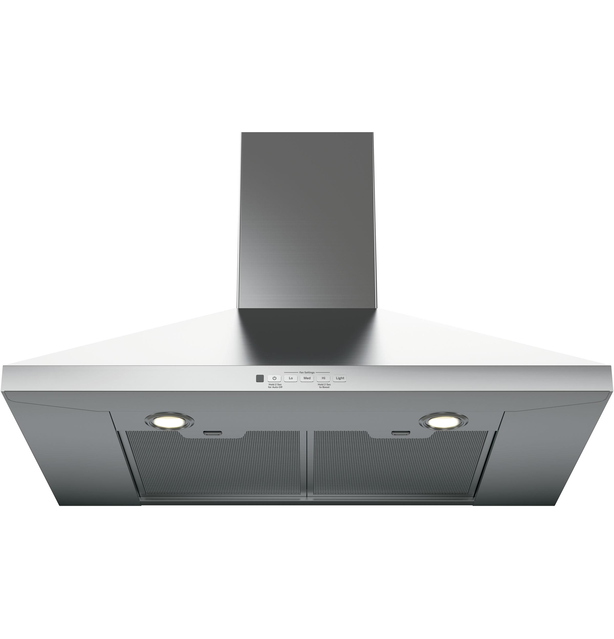 Included Chimney Hood, Stainless Steel, Tier 01