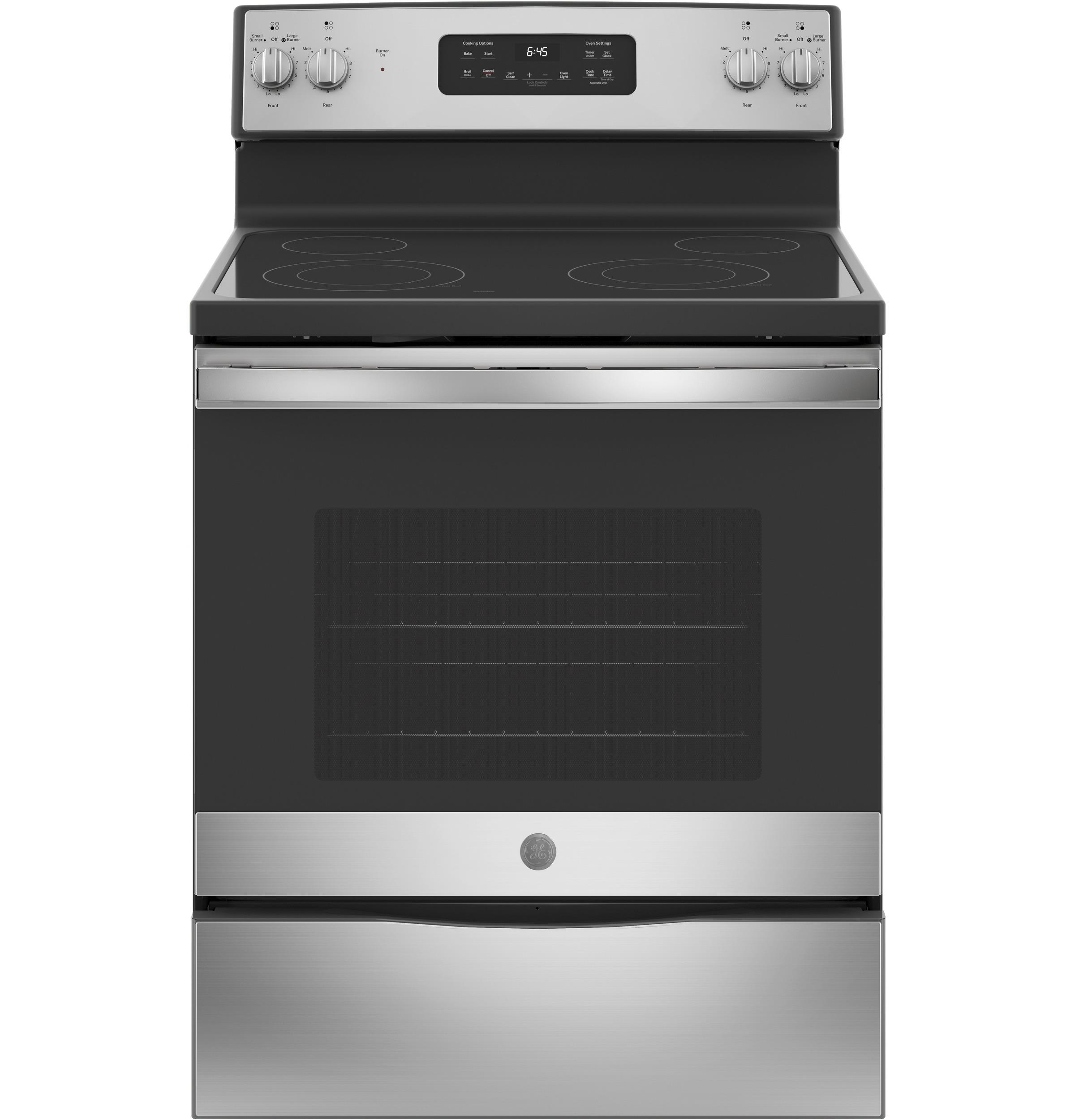Included Electric Range, Stainless Steel, Tier 01