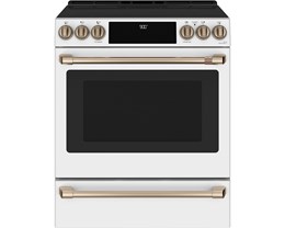Electric Range, Matte White, Tier 05