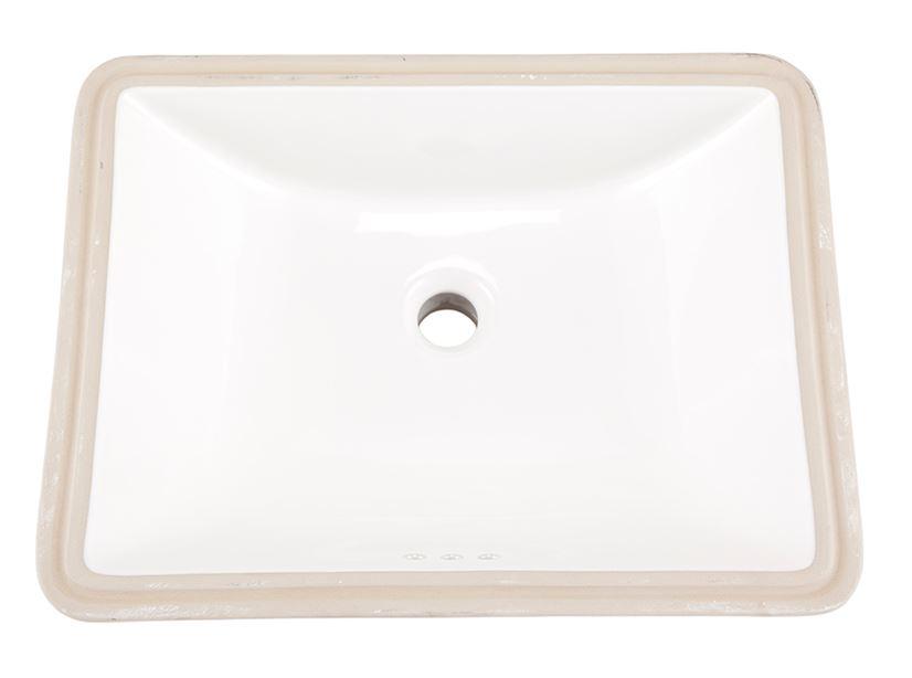Gerber Bathroom Sink Logan G0012765 Square Undermount - White