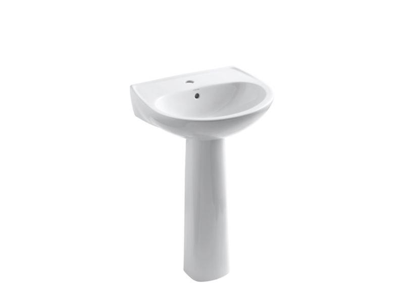 Upgrade to Sterling Pedestal Sink, single hole
