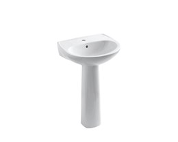 Upgrade to Sterling Pedestal Sink, single hole
