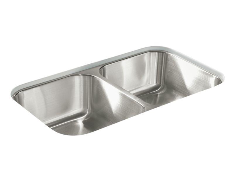 Sterling by Kohler Kitchen Sink McAllister 11406-NA Undermount, Double Basin - Stainless Steel