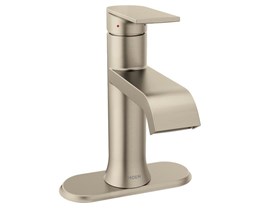 Moen GentaLX 1-Hole Lavatory Faucet, Brushed Nickel