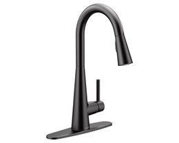 Moen Sleek 7864BL Pull Down Kitchen Faucet, Matte Black