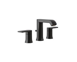 Moen GentaLX Widespread Lavatory Faucet, Matte Black