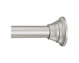 Upgrade Included Shower Rod to to Brushed Nickel, Straight