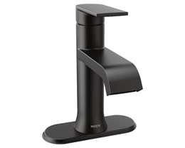 Moen GentaLX 1-Hole Lavatory Faucet, Matte Black
