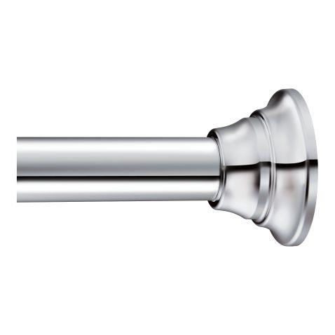 Included Feature - Chrome Straight Shower Rod