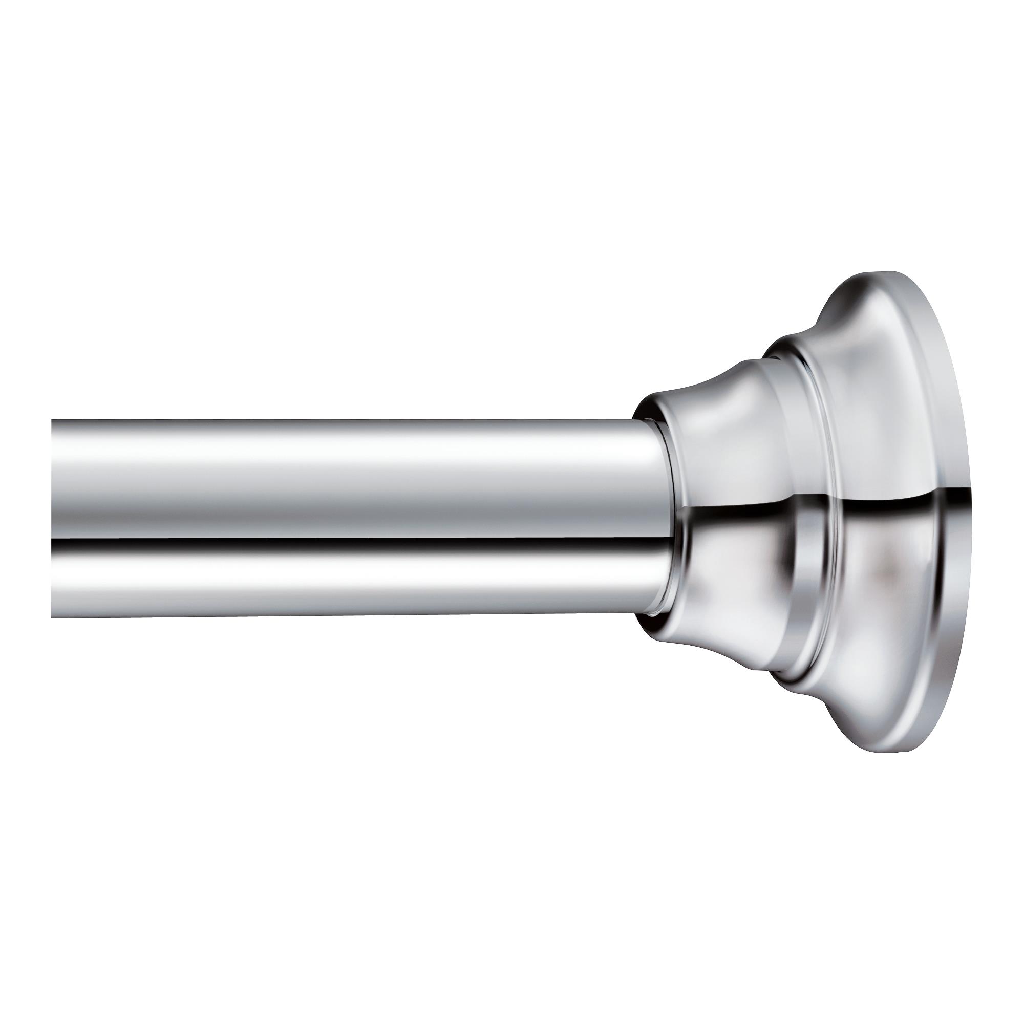 Included Feature - Chrome Straight Shower Rod