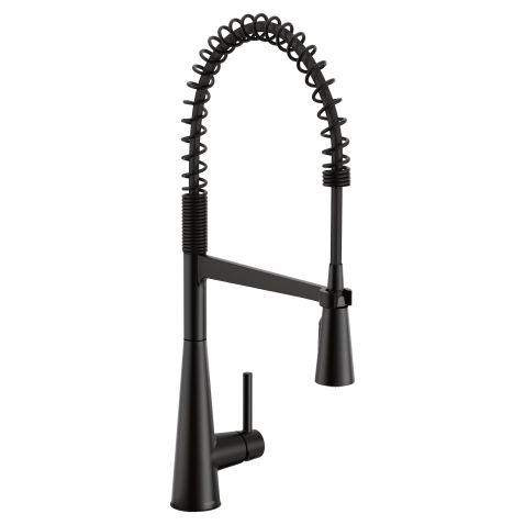 Moen Sleek 5925BL Spring Pull-down Kit Fct, Matte Black