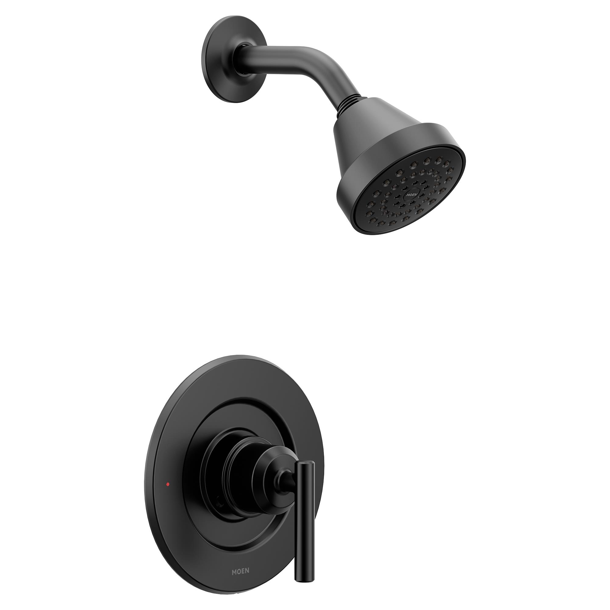 Moen Gibson Shower Faucet T2902EPBL WaterSense Showerhead and Trim - Matte Black