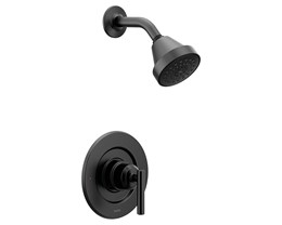 Moen Gibson Shower Faucet T2902EPBL WaterSense Showerhead and Trim - Matte Black