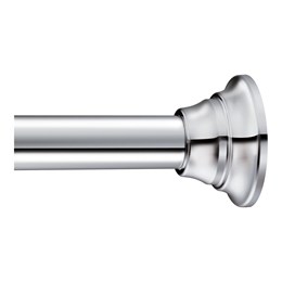 Included Feature - Chrome Straight Shower Rod