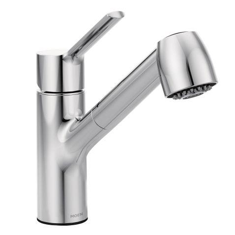 Moen Method Kitchen Faucet 7585C One Handle Kitchen Faucet with Pull-Out Spout - Chrome
