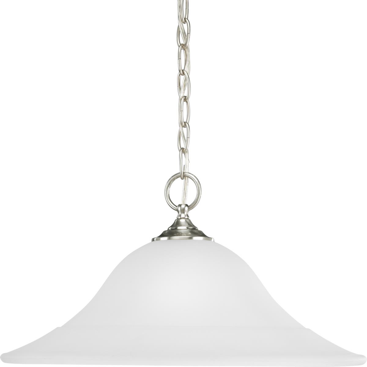 Included 2-Story Breakfast Light, P5095-09 Trinity Brushed Nickel