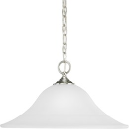 Included 2-Story Breakfast Light, P5095-09 Trinity Brushed Nickel