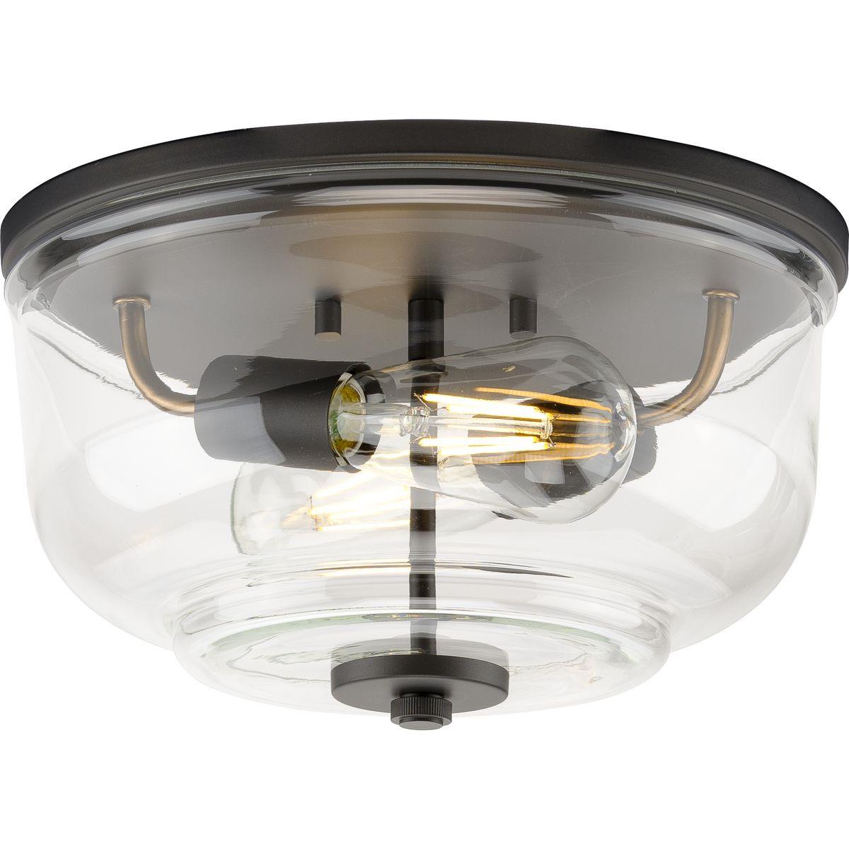 Change a Hallway / Laundry Light to P350205-143 Rushton Graphite