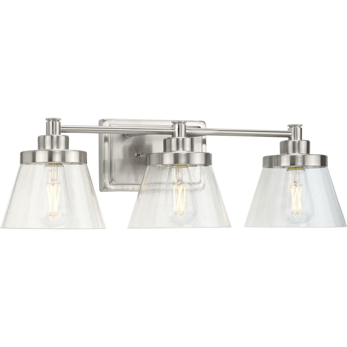 Change a 42" to 60" Vanity Light to P300350-009 Hinton Brushed Nickel