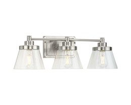 Change a 42" to 60" Vanity Light to P300350-009 Hinton Brushed Nickel