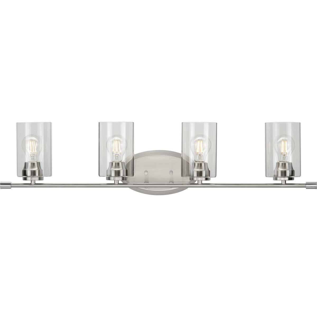 Change a 72" to 84" Vanity Light to P300279-009 Riley Brushed Nickel