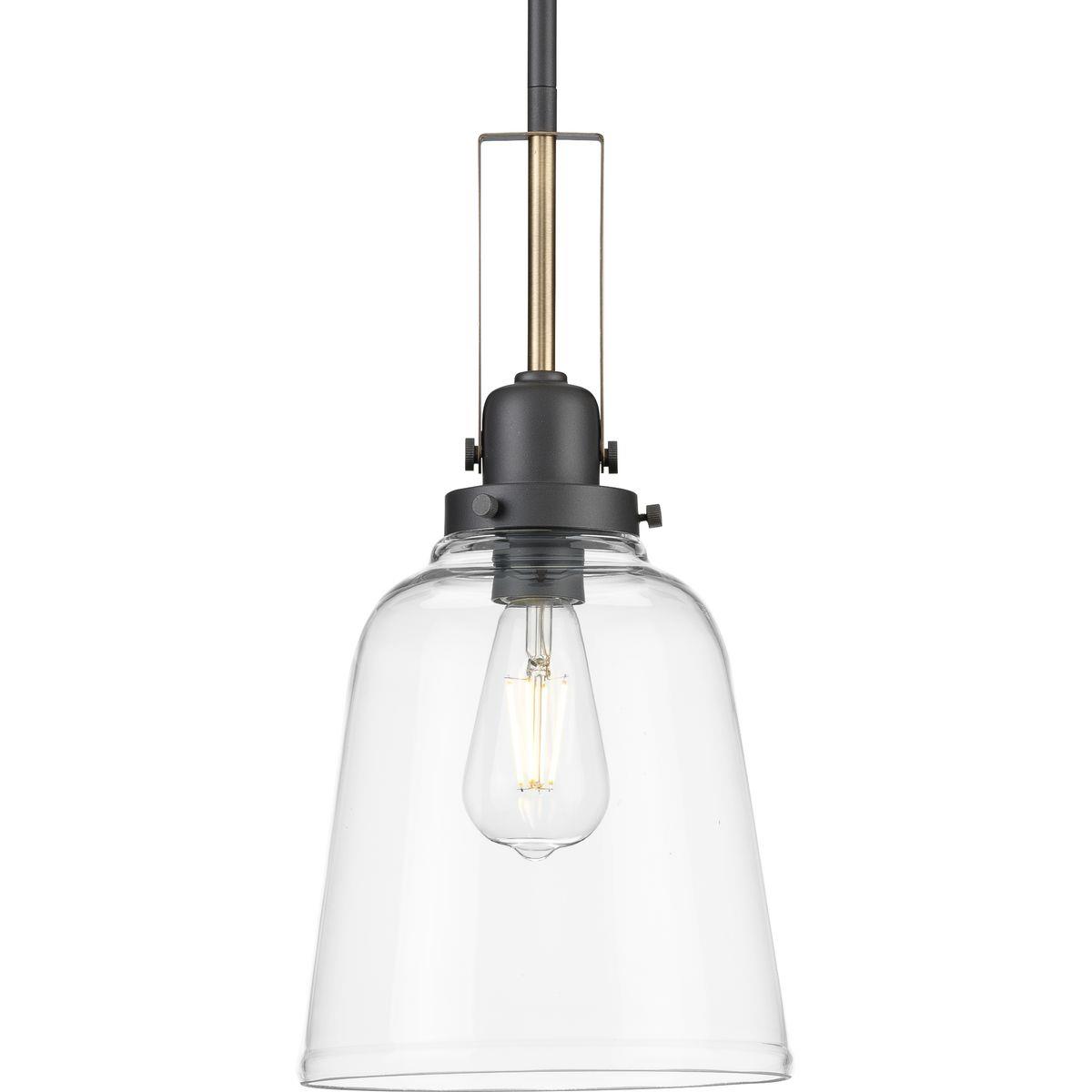 Change Recessed to P500329-143 Rushton Graphite / Vintage Brass