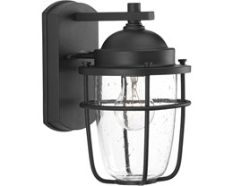 Included Feature - Exterior Lights - P560301-031 Precinct One-Light Black Outdoor Wall Lantern