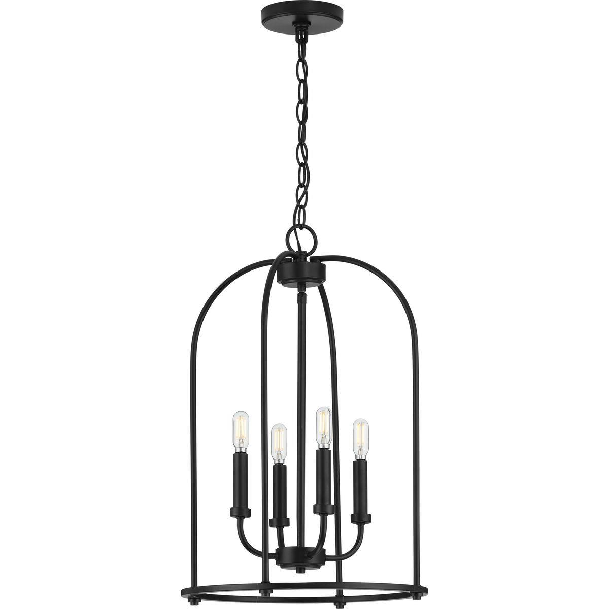 Change Sloped Foyer Light to P500302-031 Leyden Matte Black